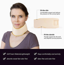 Load image into Gallery viewer, Universal Adjustable Cervical Collar Neck Support Brace Neck Pain  Injury Or Rehabilitation.

