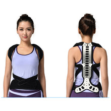 Load image into Gallery viewer, 1Pcs Posture Corrector Back Braces Shoulder Waist Lumbar Support Belt Humpback Prevent Body Straighten Slouch Compression Pain R
