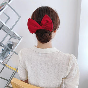 You Love We Ship Red Beautiful Hair Bun Bunny Hairstyle In Seconds.